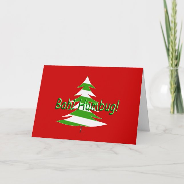 Bah! Humbug! Holiday Card (Front)