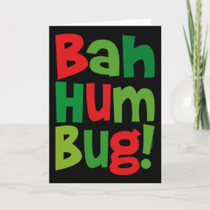 Bah Humbug Holiday Card