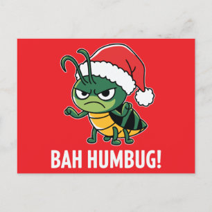 Bah Humbug Holiday Postcard