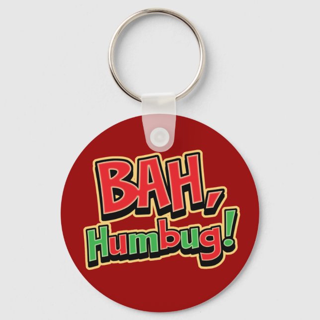Bah Humbug Key Ring (Front)
