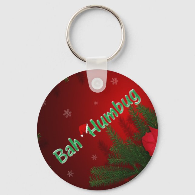 Bah Humbug Key Ring (Front)