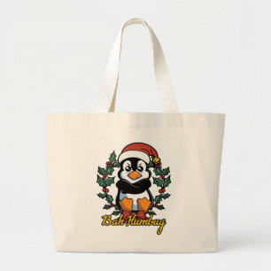 Bah Humbug Large Tote Bag