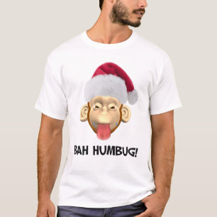 Bah Humbug Monkey t-shirt