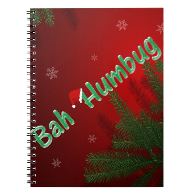 Bah Humbug Notebook (Front)