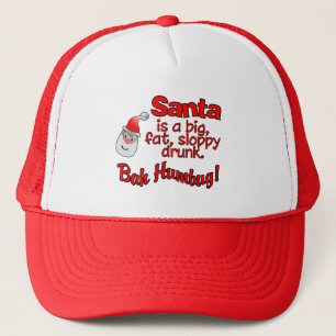 BAH HUMBUG Santa hat