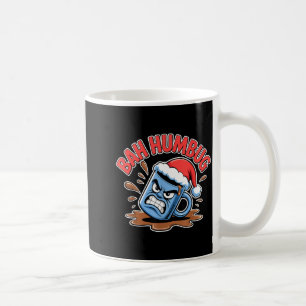 Bah Humbug Santa's Coffee Mug Sarcastic Christmas 