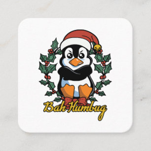 Bah Humbug Square Business Card