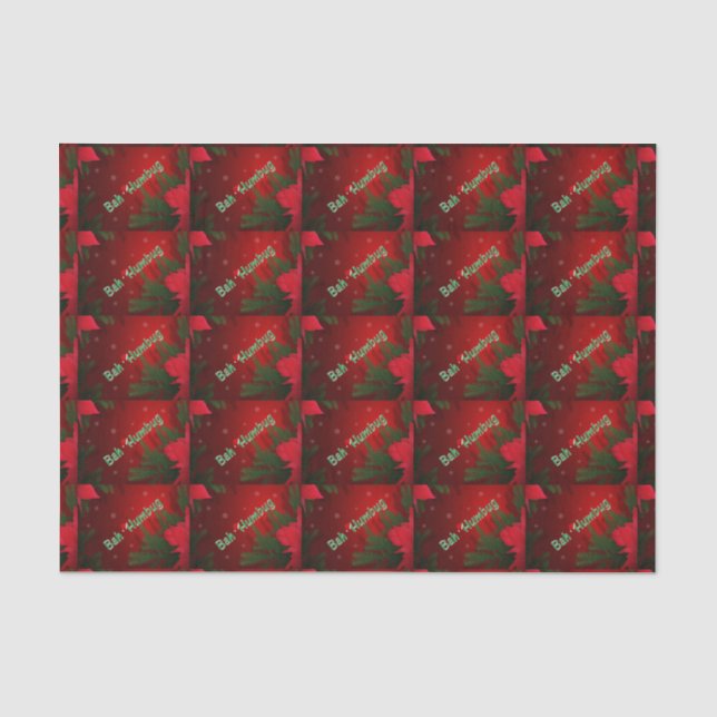 Bah Humbug Tissue Paper (Front)