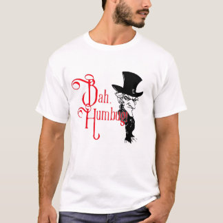 Bah Humbug Victorian Gentleman Christmas T-Shirt