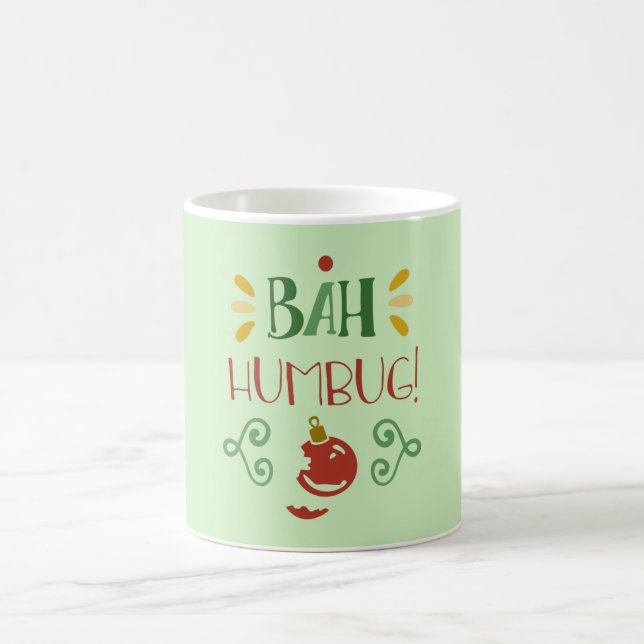 Bah Humbug w/Red Bauble Coffee Mug (Center)