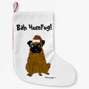 Bah HumPug Christmas Stocking