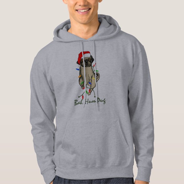 Bah HumPug Hoodie (Front)