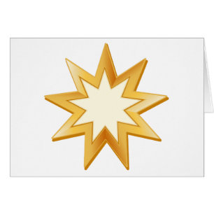 Baha'i 5" x 7" Greeting Card