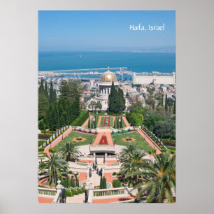 Bahá'í Gardens of Haifa Poster