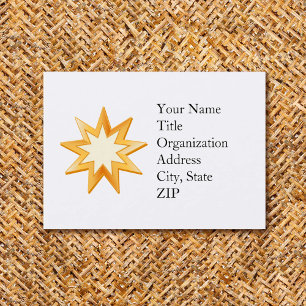 Baha'i Mighty 3.5" x 2.5" Business Card