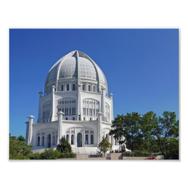Baha'i Temple Photo Print (Front)