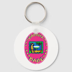 Bahama Babe Key Ring