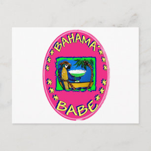 Bahama Babe Postcard