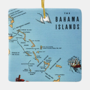 Bahama Islands Ceramic Ornament