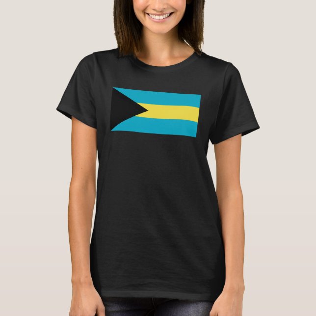 Bahama Islands Flag  1 T-Shirt (Front)