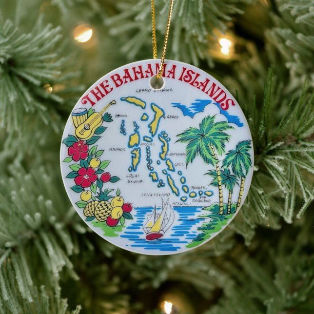 Bahama Islands Ornament (Tree)