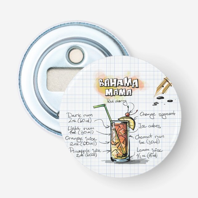 Bahama Mama Bottle Opener (Front)
