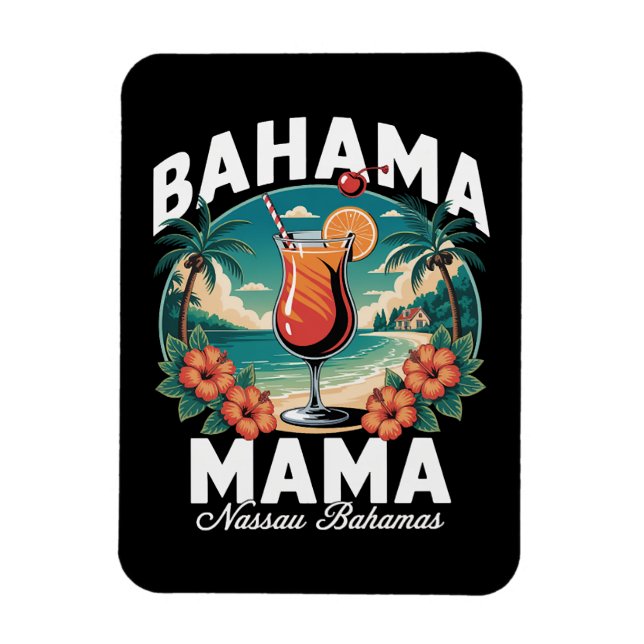 Bahama Mama Nassau Magnet (Vertical)