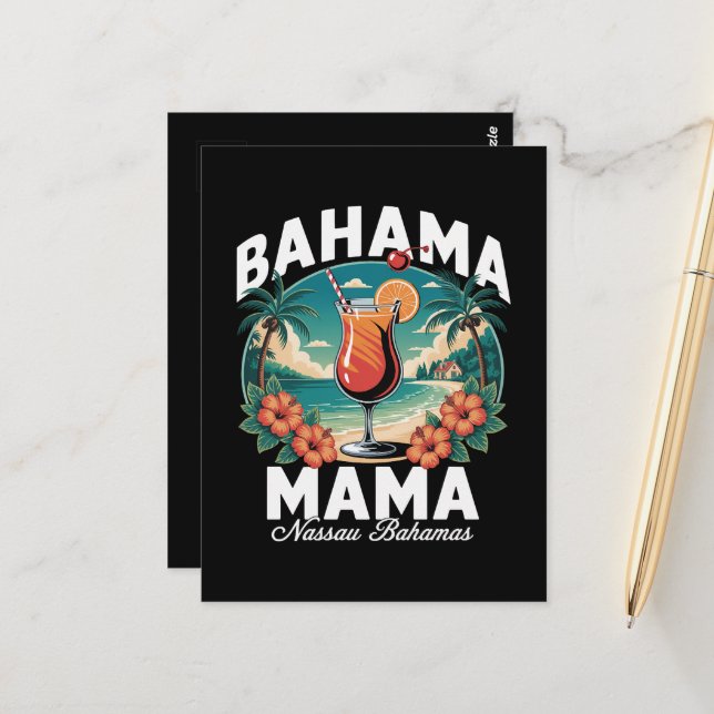 Bahama Mama Nassau Postcard (Front/Back In Situ)