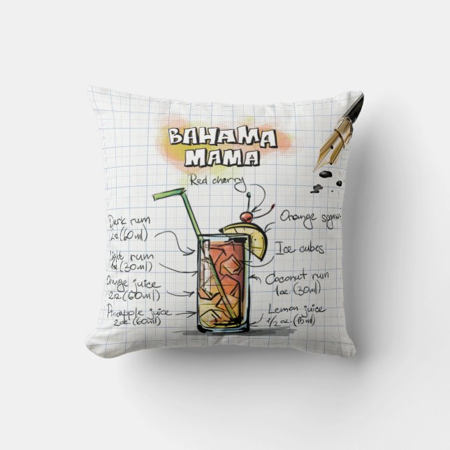 Bahama Mama Pillow (Front)
