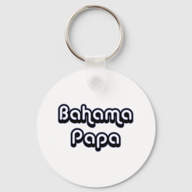 Bahama Papa Key Ring (Front)