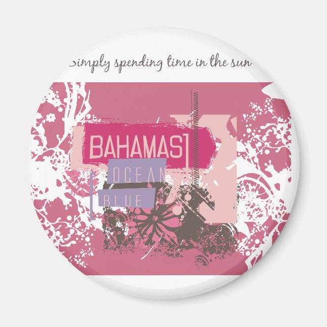 Bahama Sun T-shirts and Gifts Magnet (Front)