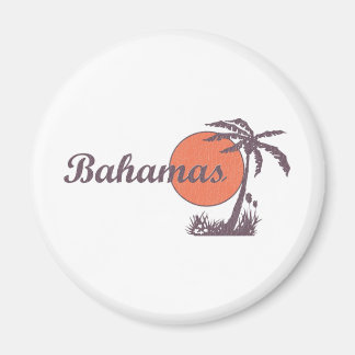 Bahama Worn Retro Magnet