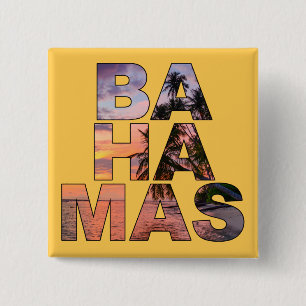 BAHAMAS 15 CM SQUARE BADGE