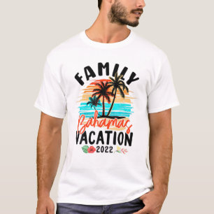 Bahamas 2022 Island Tropical Caribe Design Vacatio T-Shirt