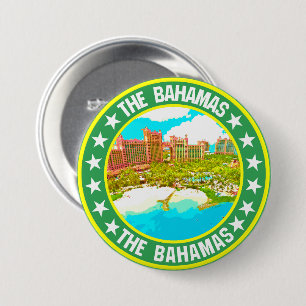 Bahamas 7.5 cm round badge