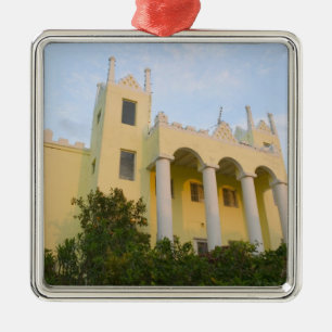BAHAMAS, Abacos, Great Abaco Island, Marsh Metal Tree Decoration