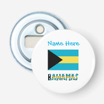 Bahamas Bahaman Flag Blue Personalisation