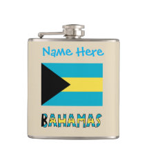 Bahamas Bahaman Flag Blue Personalisation