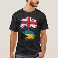 Bahamas Bahamian British UK Tree Roots Flag