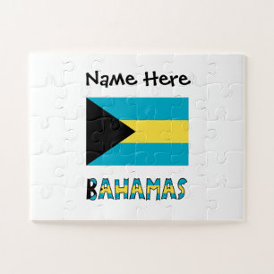 Bahamas Bahamian Flag Jigsaw Puzzle