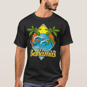 Bahamas Bahamian Island Surfing Gift T-Shirt