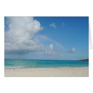 Bahamas Beach and Rainbow