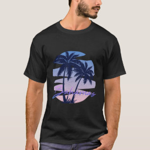 Bahamas Beach Lover Gift Sunset Paradise Cruise Va T-Shirt