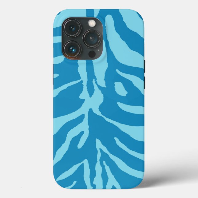 Bahamas Blue Minimalist Tough Case iPhone (Back)