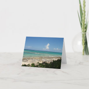 Bahamas Cay note card, blank Card