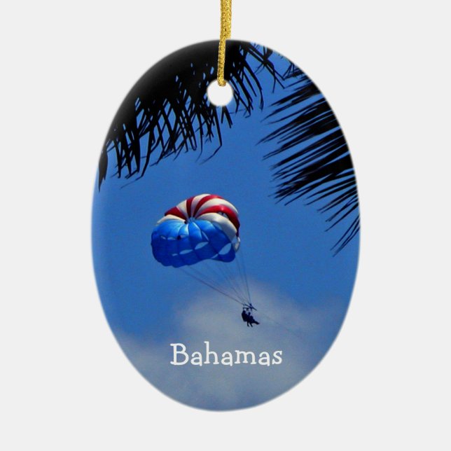 Bahamas Ceramic Ornament (Front)
