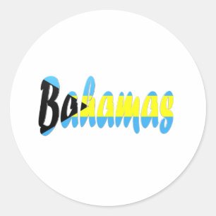 Bahamas Classic Round Sticker