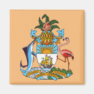 Bahamas Coat of Arms (Abaco, Eleuthera) Magnet