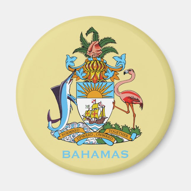 Bahamas Coat of Arms Magnet (Front)
