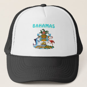 Bahamas Coat Of Arms Trucker Hat